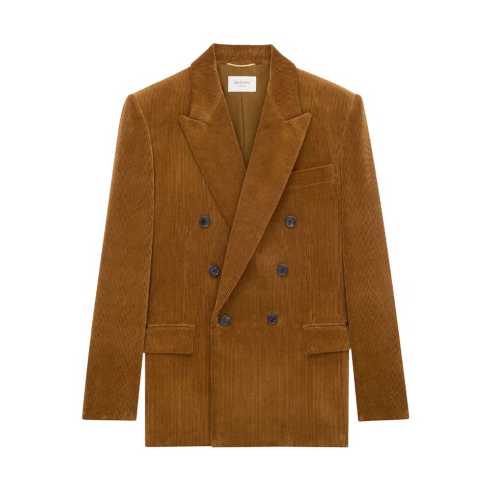 Corduroy Double-Breasted Jacket Women